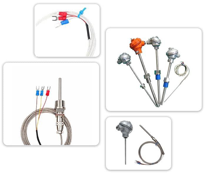 ترموکوپل ومستشعر الحرارة في المجفف وسخان الزيت