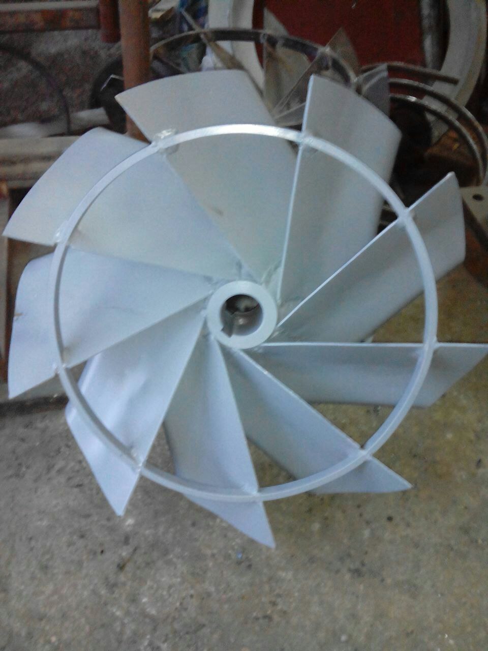 Turbojet Burner Fan